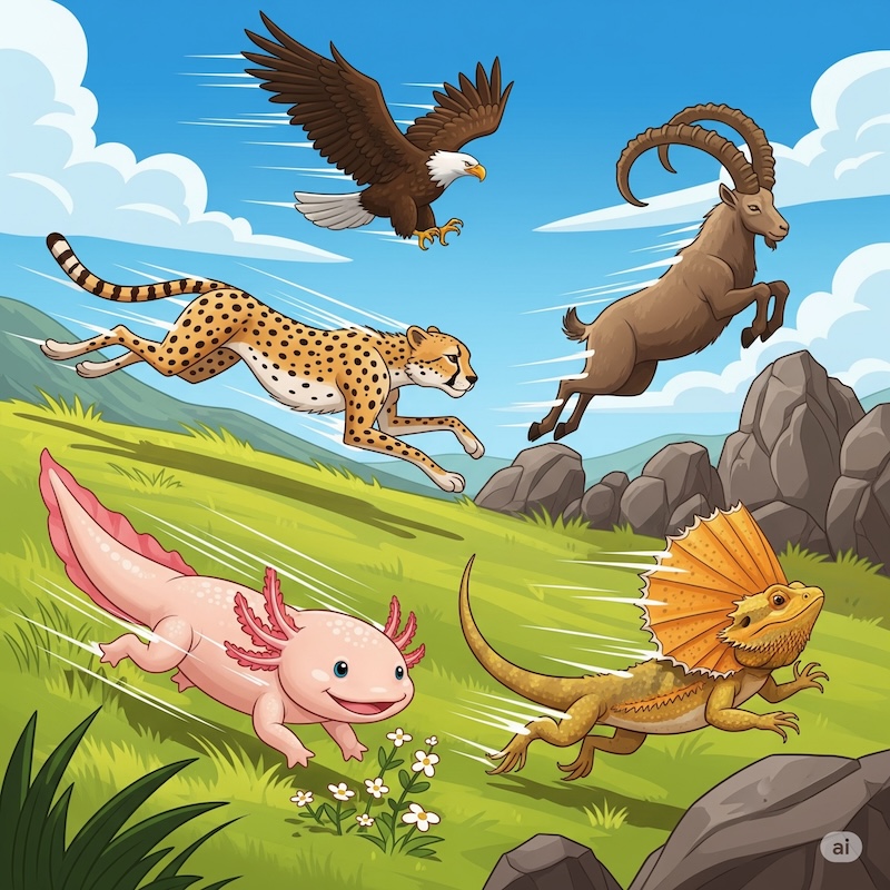 š¾ Weird Wheels: The Curious Case of Animal Speed